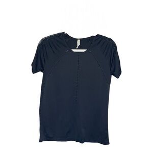 Athleta Foothills Tee Black M